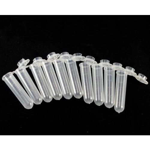 LOT20 5ml Lab PP Scale Centrifuge Tube Round-bottom With Cap EP Tube PCR Tube Sample Specimen