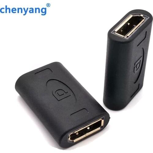 Larryjoe New DP to DP DisplayPort Female to Female Adapter Connector Coupler Extender Tool Gold Plated DP Adapter