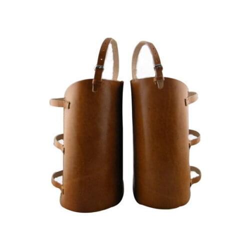 WWII WW2 MILITARY IMPERIAL JAPANESE ARMY OFFICER LEGGINGS LEATHER Puttee