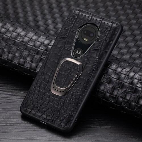 AMMYKI Soft Silicone Crocodile pattern Case For MOTO G5 G5S Plus leather Case for Motorola MOTO G6 G7 Plus Play Case