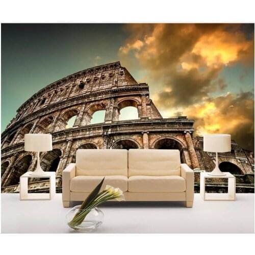 3d wall papers custom photo mural Roman Architecture Colosseum background wall living room Home decor wallpaper for walls 3 d