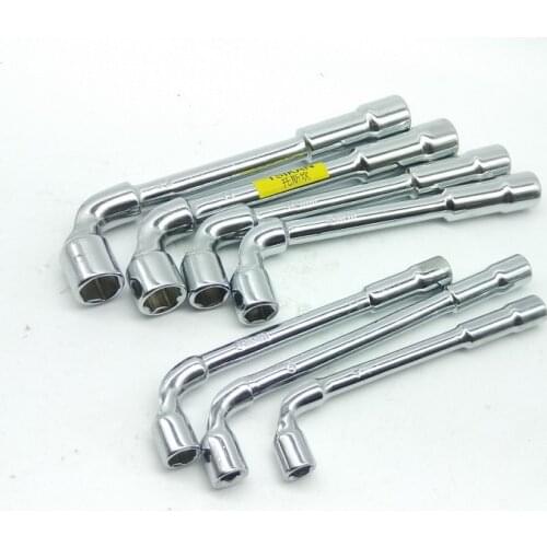 New 7pcs/set L type angled socket wrench spanner with thru hole Hex Key Wrench 6, 7,8, 9, 10, 11, 12mm 40CR