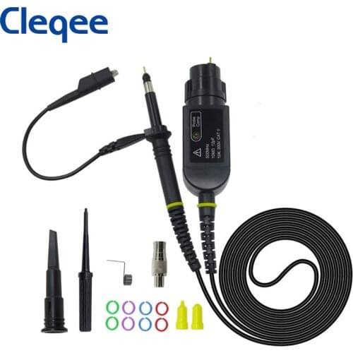 Cleqee P6500 1PC 500MHz Tektronix Oscilloscope Probe 10X 300V Test Probe For Oscilloscope HP