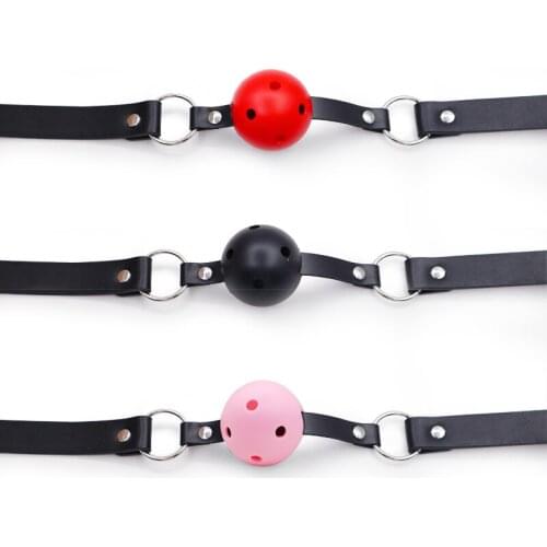 Factory direct sale BDSM Bondage Fetish Mouth Restraints Sex products Sex toy set Silicone Ball Gag sex toys sex game erotic