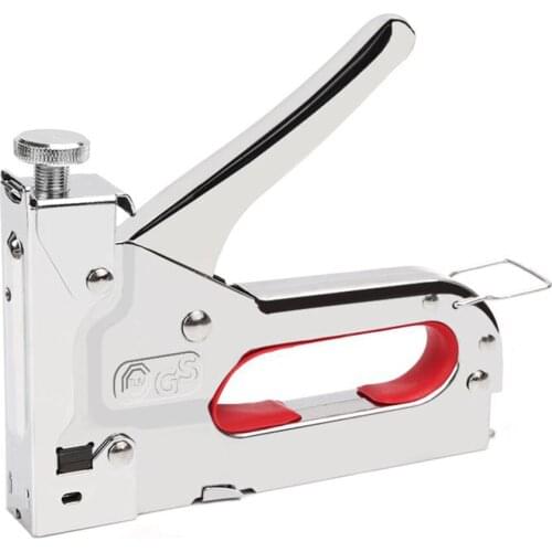 Stapler Manual Nail Gun Three-use Gun Stainless Steel Staple Gun 600pcs Nails for Home Decoration Furniture Stapler Tools