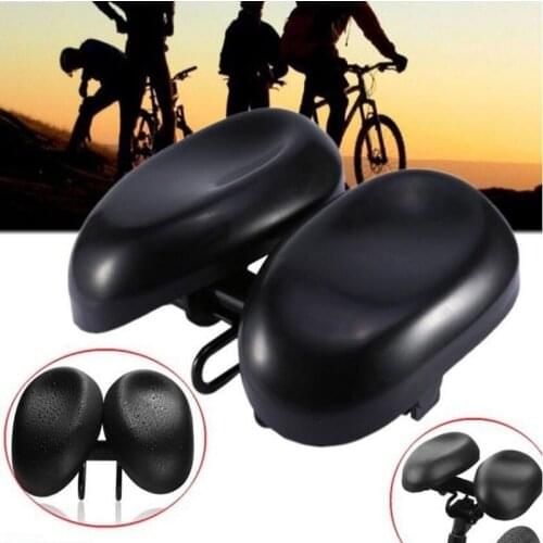 No Pressure Double Noseless Adjustable Bike Saddles Bike Bicycle Cycling MTB Mountain Road Comfortable Soft Saddle Seat
