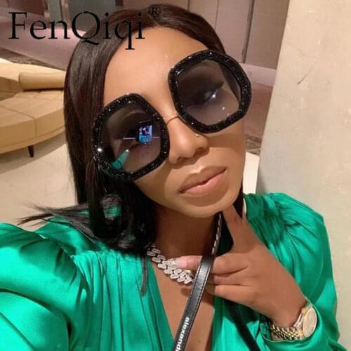 Big Frame Sunglasses Women 2021 Hollowing Out Design Eyeglasses Women Luxury Shades UV400 Gafas De Sol Mujer