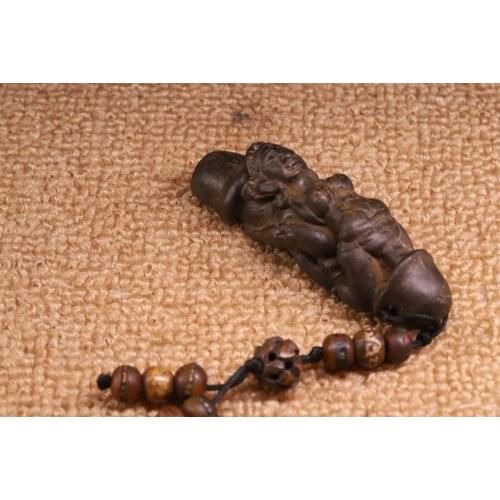 Wedding decorationTibet Bronze woman Giant-God male genitals Genitalia totem Statue Amulet pendant