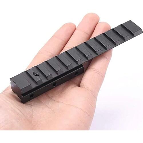 NEW D0026A Tactical Rail 11mm To 20mm/21mm Dovetail To Picatinny Weaver Scope Rail Extend Adapter Mount Rack Converter Hunting