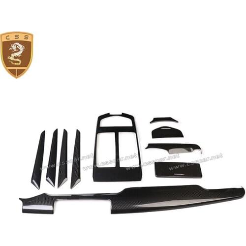 Maserati Interior Trim Dry Carbon Fiber Car Styling Interior For 2017-2021 Maserati Quattroporte Original car interior trims