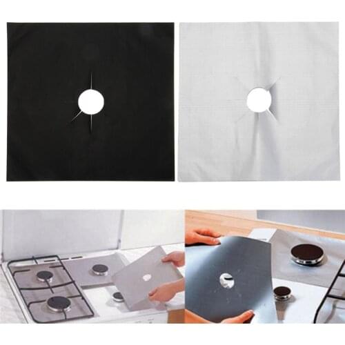 2/4pcs Gas Stove Protector Stove Protector Cover Liner Gas Stove Stovetop Burner Kitchen Accessories Mat Cooker Cover 70