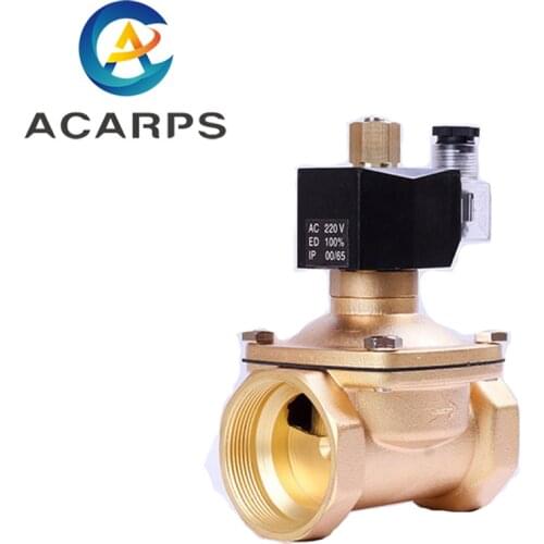 2Way DN50 2inch Solenoid Valve for Water Normally Open 220v 110v 12v 24v NPT BSP thread