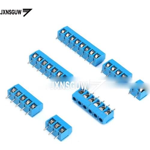 20PCS Terminal KF301 2P 3P Spacing 5.0MM Can be spliced Screw type 300V/16A