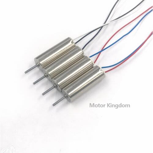 4pcs 2CW+2CCW 720 7mm*20mm Mini Coreless Electric Motor DC 3V 3.7V 40000RPM Ultra-High Speed Engine DIY RC Drone