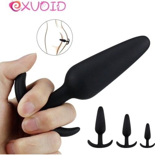 EXVOID Anal Plugs Anal Beads Jelly Sex Shop Dildo Sex Toys for Couples Women Men Gay 3PCS Gspot Prostate Massager Adult Products