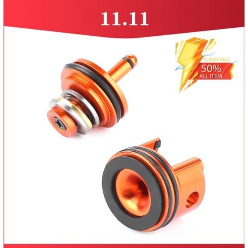 Magorui Silent Bearing Piston Cylinder Head for Airsoft AEG Ver.2/3 M4 M16 AK MP5 G3 M249 Gearboxes