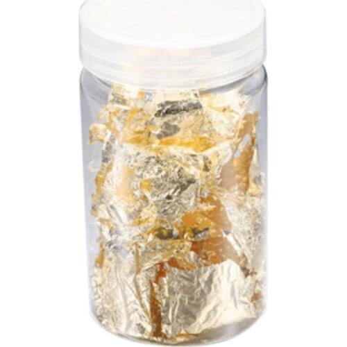 10 G Glitter Foil Leaf Flakes Sheets for Resin Art Gilding Nail Painting Slime Craft Jewelry Making
