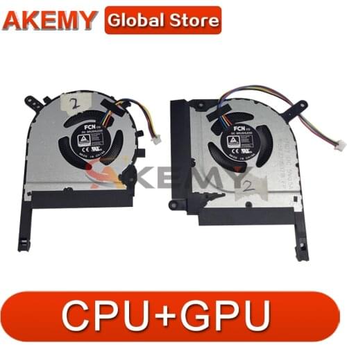 GPUCPU Cooling Fans For ASUS TUF Gaming A15 FA506 FA506Q FA506QM FA506QR FA706Q FA706QN Cooler Radiator replacement laptop parts