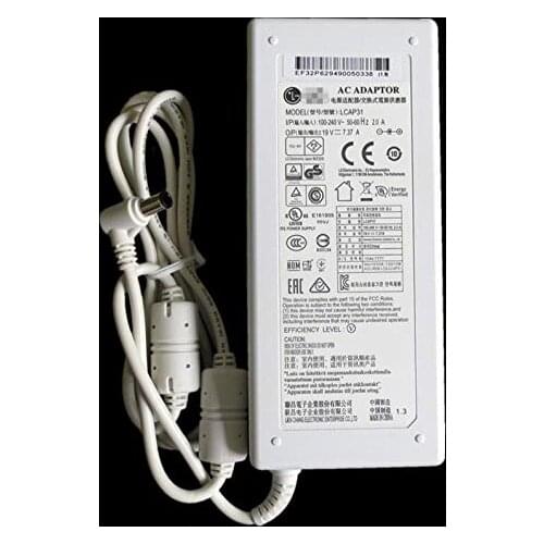 Huiyuan Fit for LCAP31 19V 7.37A Ac Adapter for LG 34-Inch Ultra Wide QHD Monitor Power Supply 34UM94 34UC95 34UC97C 34YM95C
