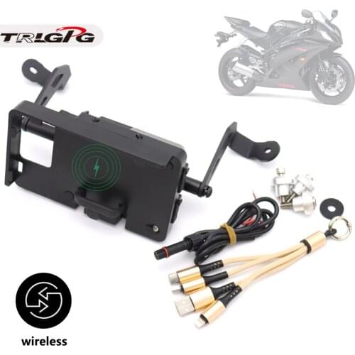 Motorcycle Support CNC BLACK Mobile Phone Holder Navigation GPS Plate For Ducati Multistrada 950 1200S 1200 Enduro 2015-2017 16