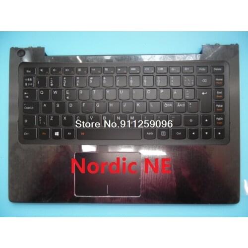 Laptop PalmRest&keyboard For Lenovo U330P U330 Touch U330T Nordic NE Belgium BE Italy IT Slovenian SL SV Turkey TR Backlit New