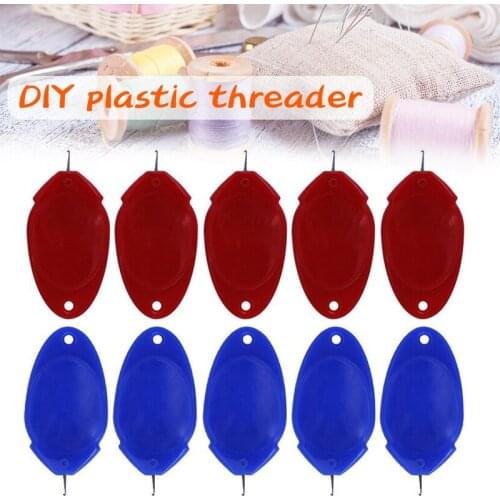 Simple Threader 10/20pcs Iron Wire Simple Threader Old Man DIY Handwork Sewing Tools Needle Wear Line Sheet ALI88