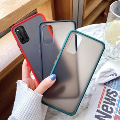 Shockproof Silicone Bumper Phone Case For VIVO Y30 Y20i Y20S Y20G Y20 Y73S Y17 Y11 Y12 Y3 Y15 Y19 Luxury Transparent Matte Cover
