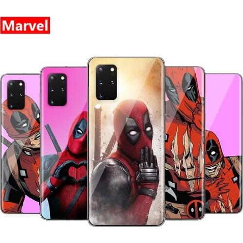 Marvel Avengers Deadpool Super Hero For Samsung Galaxy A01 A11 A21S A31 A51 A71 A91 A12 A32 A42 A52 A72 A02S Black Phone Case