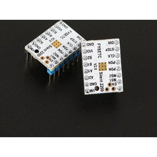 Ultra Silent Driver TMC2209 v2.1 Stepping Motor Driver Stepsticks 256 Microsteps 2.8A Peak 5.5V VS TMC2208 for 3d Printer Parts