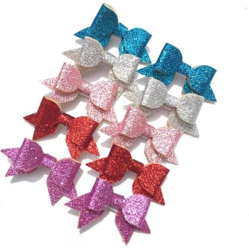 2Pc Cat/Dog Glittery Dog Pet Hair Bows Boy Girl Gog Bowknots Pet Hair Clips Small Pog Hair Accessories Grooming Dog Pet Supplier