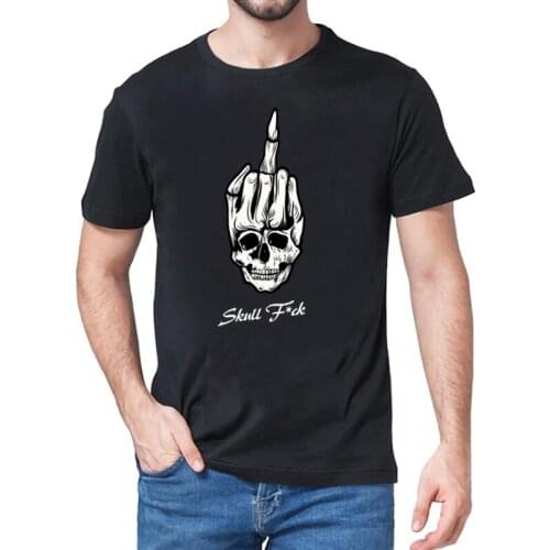 2021 men T-shirts Skull Fashion Trend 90s Casual Harajuku Skull Printed Tops Tee Summer man T shirt Short Sleeve men clothing