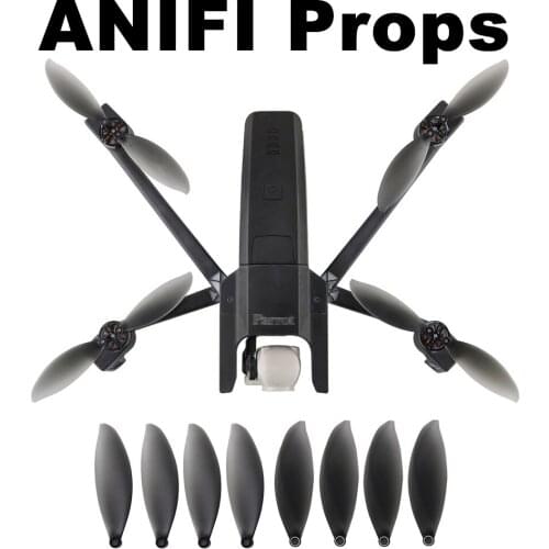 8PCS Anafi Propellers Folding Props for Parrot Anafi Camera Drone CW CCW Propeller Replacement Props Screw Spare Parts