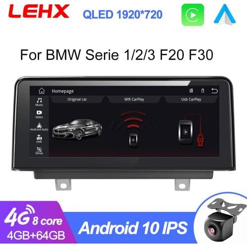 Android 10 2 Din Raido Carplay GPS Navi Car multimedia Video Player For BMW F30 F20 F31 F22 F21 F32 F33 F36 Original NBT System