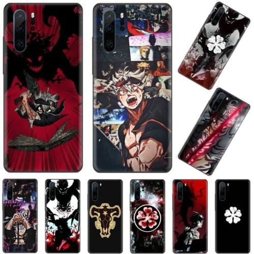 Anime black clover horror cool Phone Case Funda For Huawei P9 P10 P20 P30 Lite 2016 2017 2019 plus pro P smart