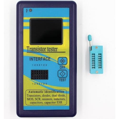 TZT M328 Digital Multimeter Transistor Diode Resistor Inductor Capacitor ESR Tester Meter With 1.8" TFT Color Display