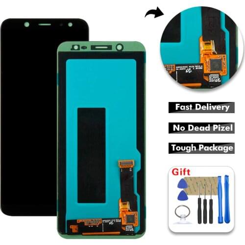For Samsung-Galaxy A6 / A6 Plus 2018 A600 A605 A605F A605FN LCD Display Touch Screen Digitizer Assembly for A600F lcd