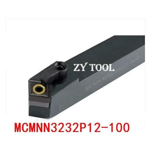 MCMNN3232P12-100 Metal Lathe Cutting Tools CNC Turning Tool 32mm*32mm*170mm External Turning Tool