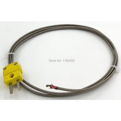 FTARW03 0.5m high temperature resistance metal screening cable wire head plug connection thermocouple temperature sensor