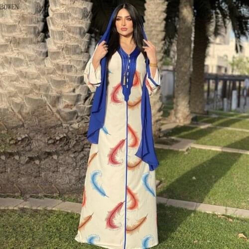 Muslim Fashion Abayas For Women Arabic Dubai Turkey Embroidery Dress 2021 Eid Mubarak Kaftan Moroccan Long Sleeve Djellaba