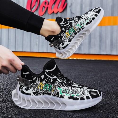 2021 new summer glow-in-the-dark daddy fashion shoes mens leisure sports shoes go with everything fluorescent green breathable