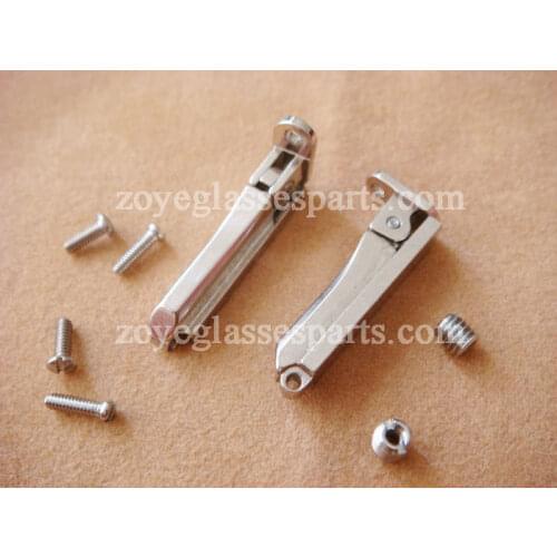 Latest spring hinge for wood eyewear 2.6mm spring stable spring action nickel alloy with screws TSH-64-A ship in 2 days