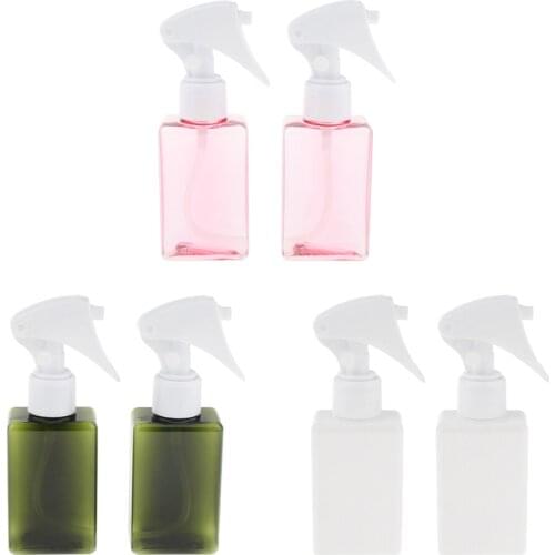 Blesiya2x Empty Plastic Spray Bottles Travel Makeup Liquid Container 100ml