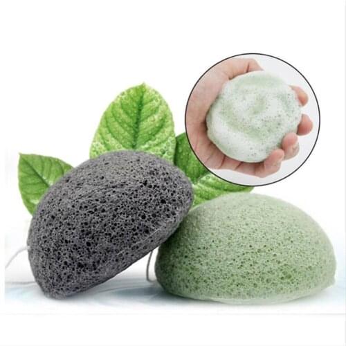 6 Colors Natural Konjac Konnyaku cosmetic puff Facial sponge Face Cleanse Washing Facial Care Face Powder Makeup Tools Dr