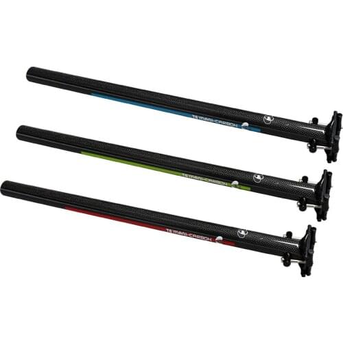 TEMANI bike full carbon seatpost T700 31.8/33.9*580MM 240g