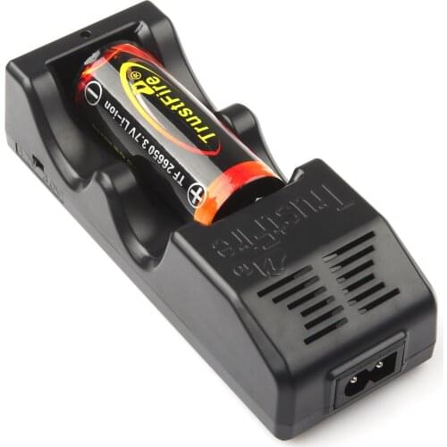 TrustFire TR-005 Li-ion Battery Charger + TrustFire Colorful 3.7V 5000mAh 26650 Rechargeable Protected Lithium Battery,30set/lot