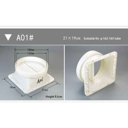 Exhaust valve smoke valve flap valve range hood parts accessories kitchen anti smoke air outlet check valve