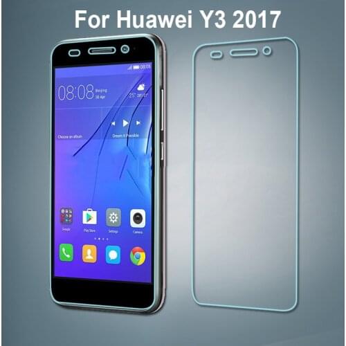 Tempered Glass For Huawei Y3 2017 Screen Protector Film Glass For HuaweiY3 Y 3 2017 Tough Protection Glass Cover