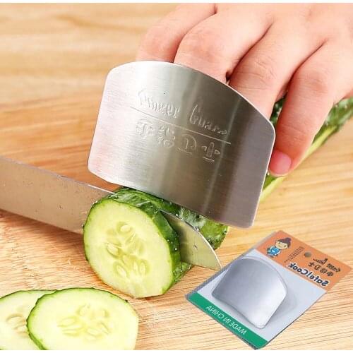 Finger Guard Finger Protectors Stainless Steel Finger Hand Cut Protect Knife Safe Use Creative Kitchen Products Gadgets Tools