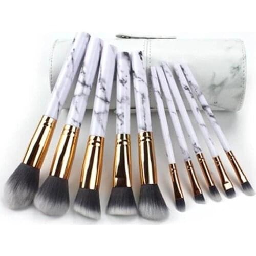 10pcs makeup brush set loose powder brush eyeshadow stone series beginner set brush dfdf