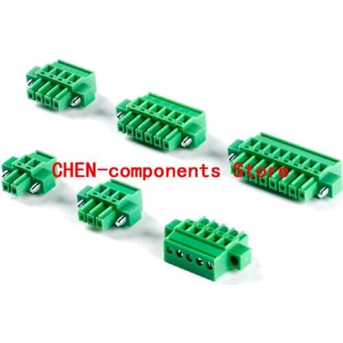 5pcs KF2EDGKAM-3.81-2/3/4/5/6/8P vertical plug with ear 3.81mm pitch terminal block